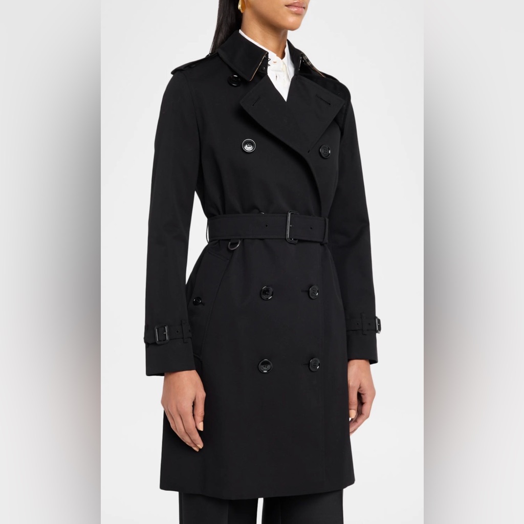 Burberry Kensington Belted Trench Coat
